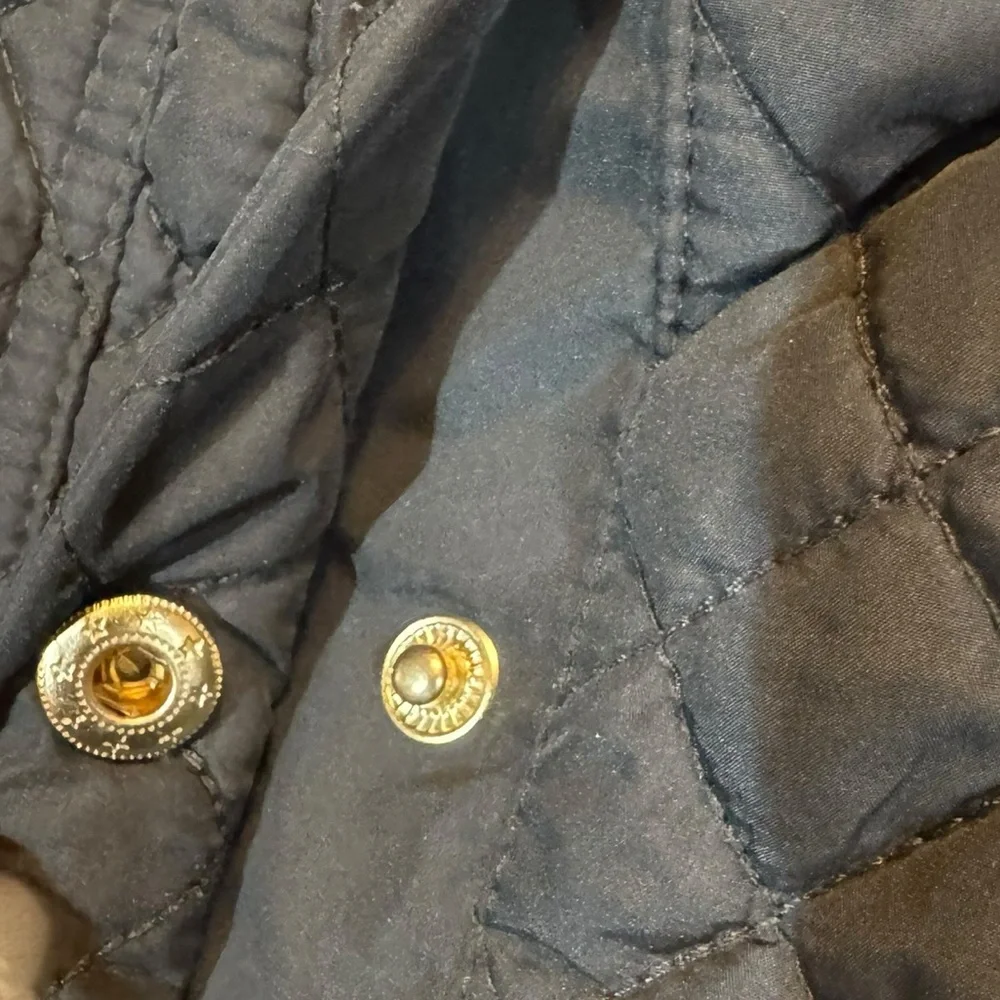 Michael Kors Women's Thin Diamond Quilted Spring Jacket With Gold Accents SizeXS - Picture 13 of 14